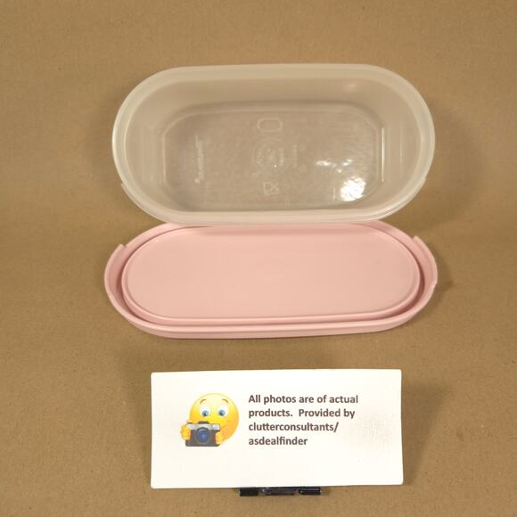 Tupperware Modular Mates Bundle #1608-8 1/2c #1611 2c #1799 Pie Mates Pink - Picture 5 of 11